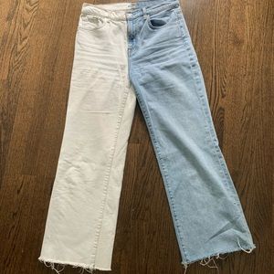 Cropped Alexa 2 Tone Jean